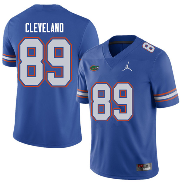 Jordan Brand Men #89 Tyrie Cleveland Florida Gators College Football Jerseys Sale-Royal